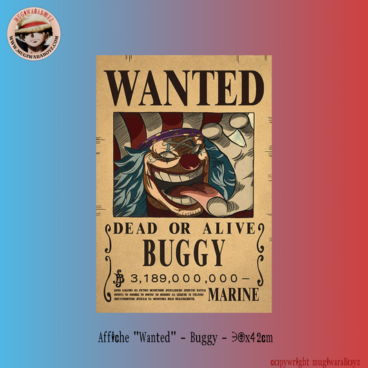 Affiche "Wanted" - Buggy