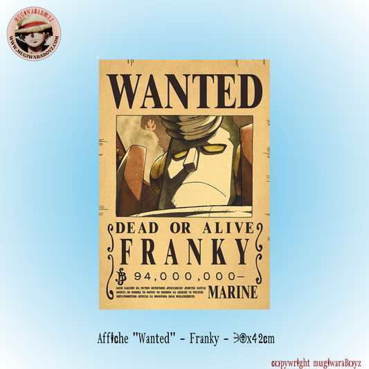 Affiche "Wanted" - Franky