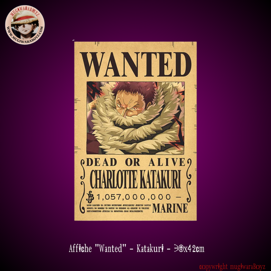 Affiche "Wanted" - Katakuri