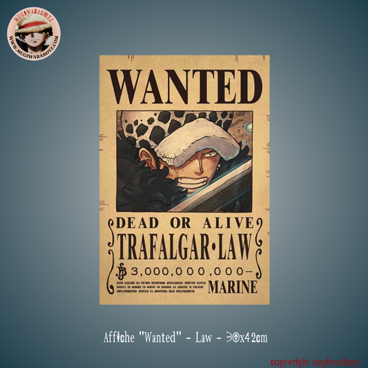 Affiche "Wanted" - Law