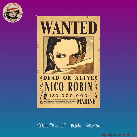 Affiche "Wanted" - Robin