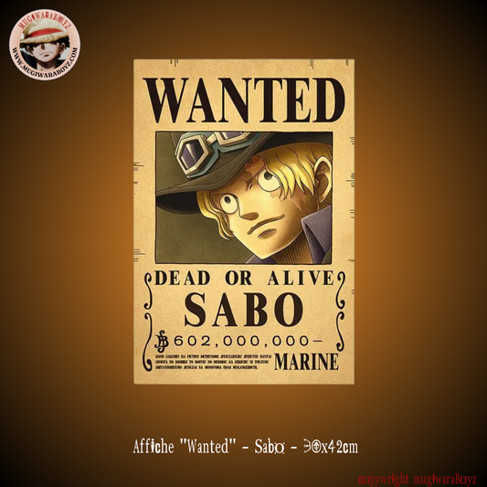 Affiche "Wanted" - Sabo