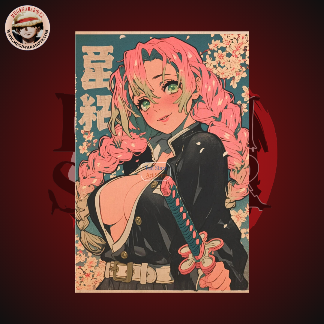 Tableau Demon Slayer - Mitsuri Kanroji