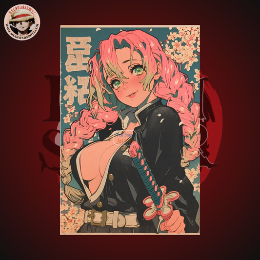 Tableau Demon Slayer - Mitsuri Kanroji