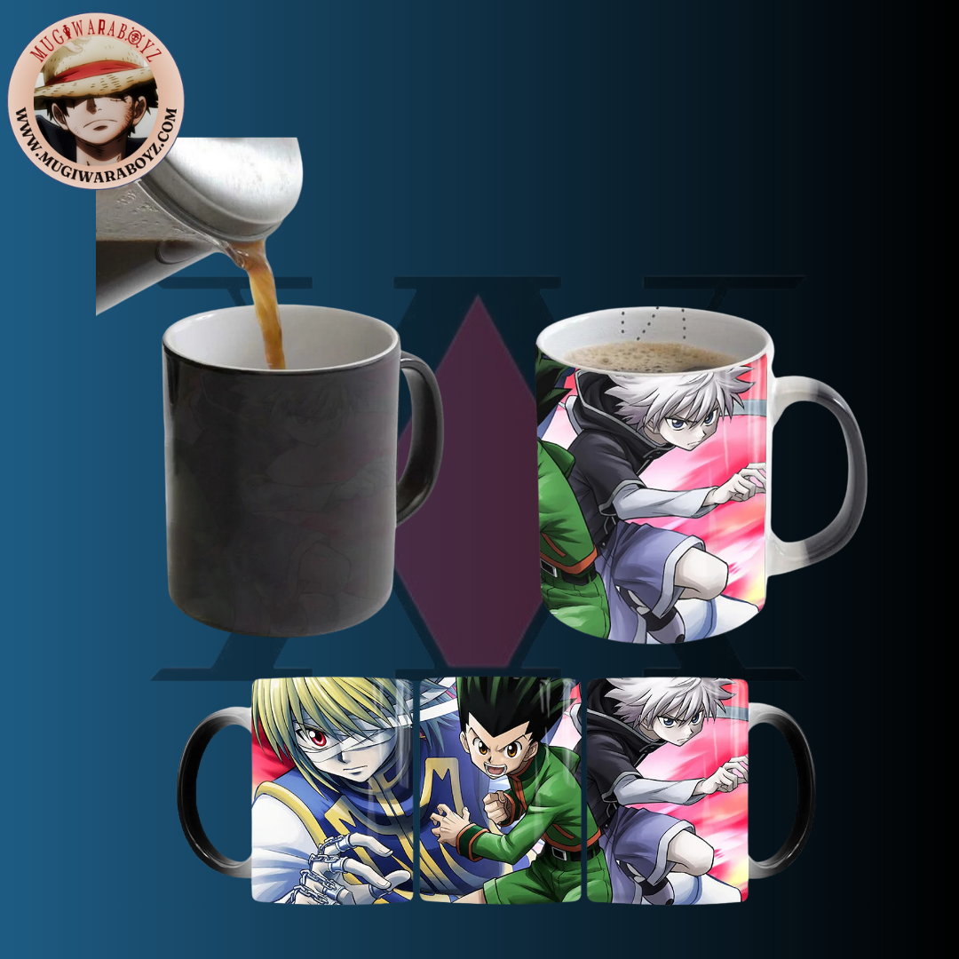Tasse thermosensible Hunter x Hunter - Gon x Kirua x Kurapika