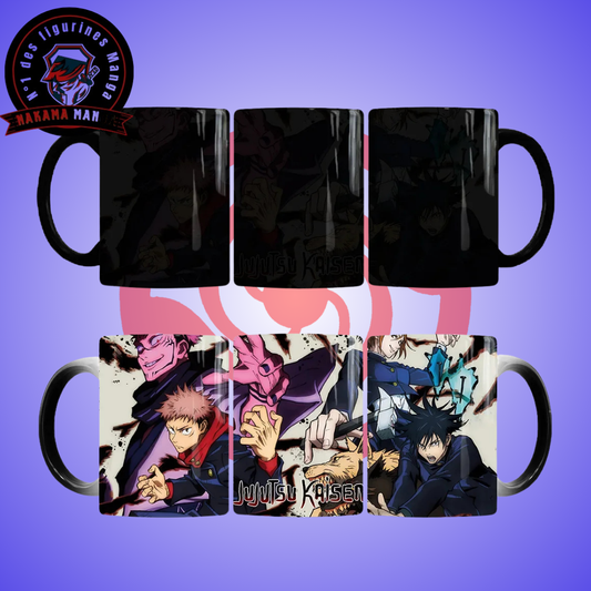 Tasse Thermosensible Jujutsu Kaisen - Yuji Itadori & Megumi Fushiguro