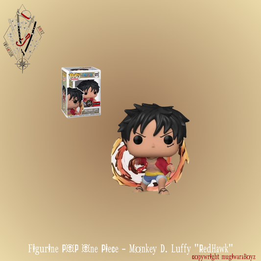 Figurine POP One Piece - Monkey D. Luffy "RedHawk"