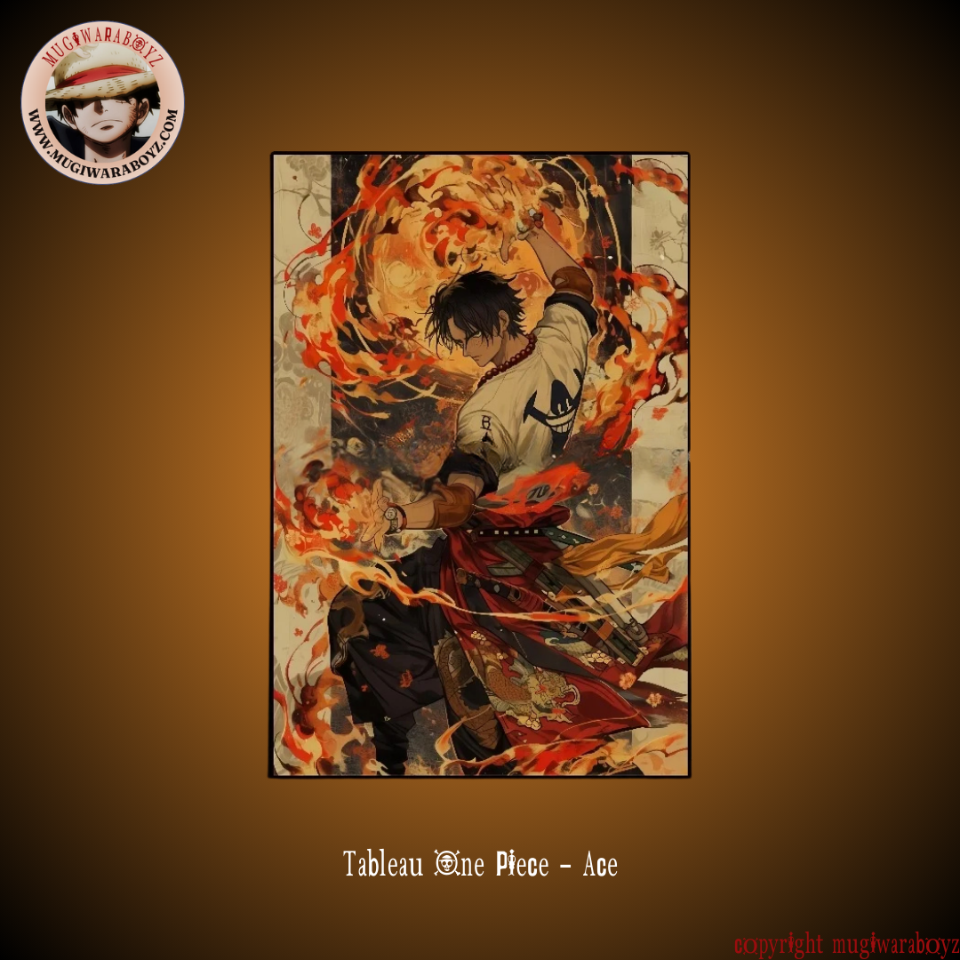 Tableau One Piece - Portgas D. Ace