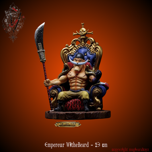 Figurine One Piece - Trône d'empereur - Barbe Blanche