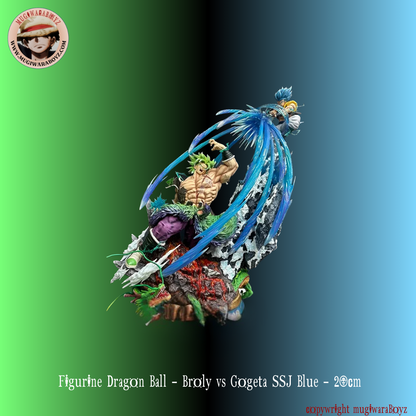 Figurine Dragon Ball - Broly vs Blue Gogeta