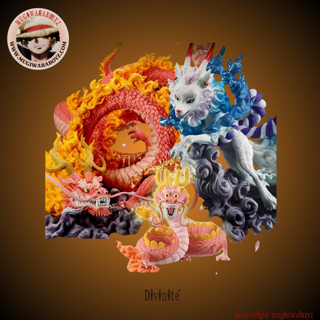 Figurine One Piece - Momonosuke "Dragon" / Yamato "Loup Divin"