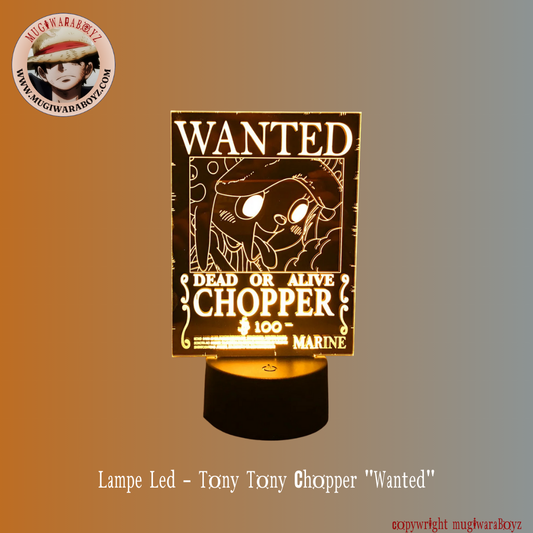 Led Lamp - Tony Tony Chopper "Wanted"