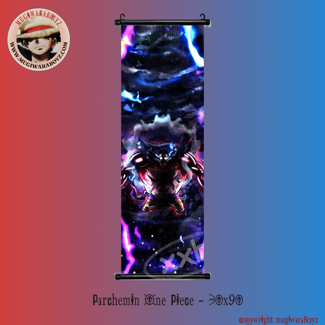 Parchemin One Piece - Monkey D. Luffy "Gear 4"