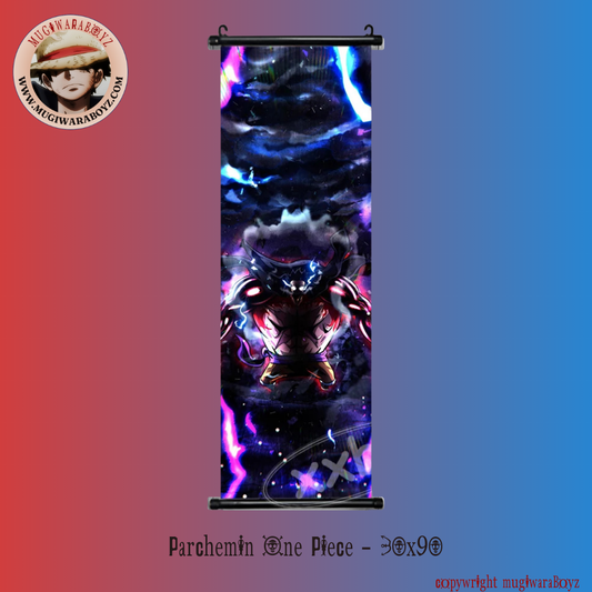 Parchemin One Piece - Monkey D. Luffy "Gear 4"
