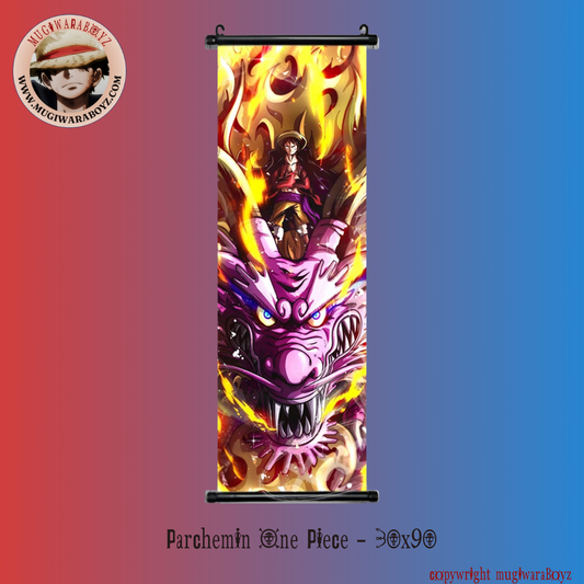 One Piece Scroll - Luffy x Momonosuke