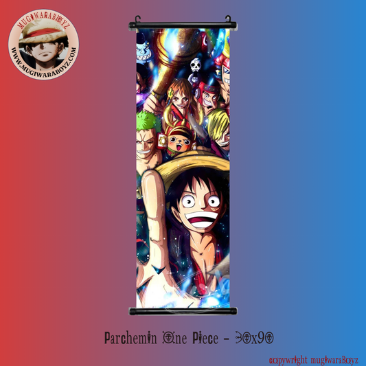 Parchemin One Piece - Equipage des Mugiwara