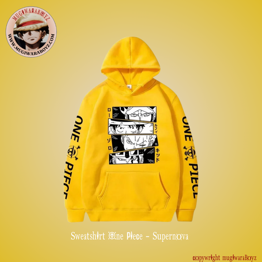 Sweatshirt One Piece - Supernova - Jaune