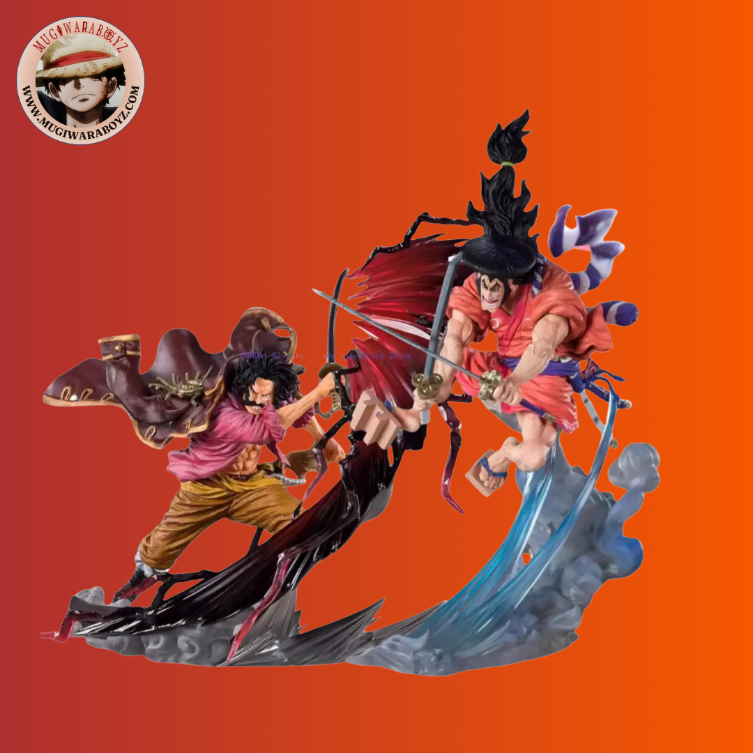 Figurine One Piece - Combat Roger VS ODEN